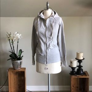 Light Grey Lululemon Zip Hoodie